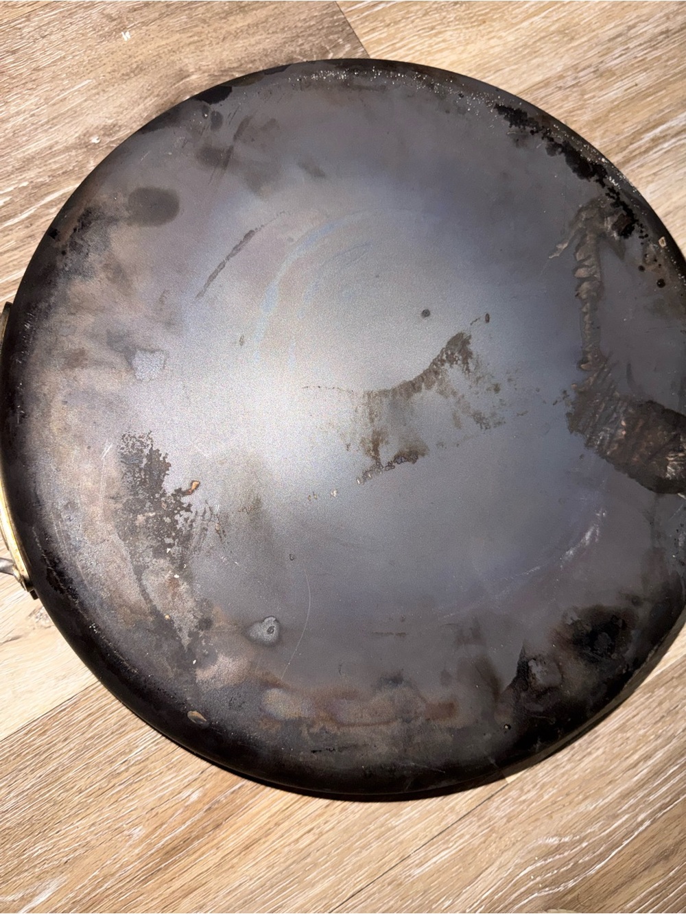 Princess house Classic Black Round Cast Iron Griddle Pan